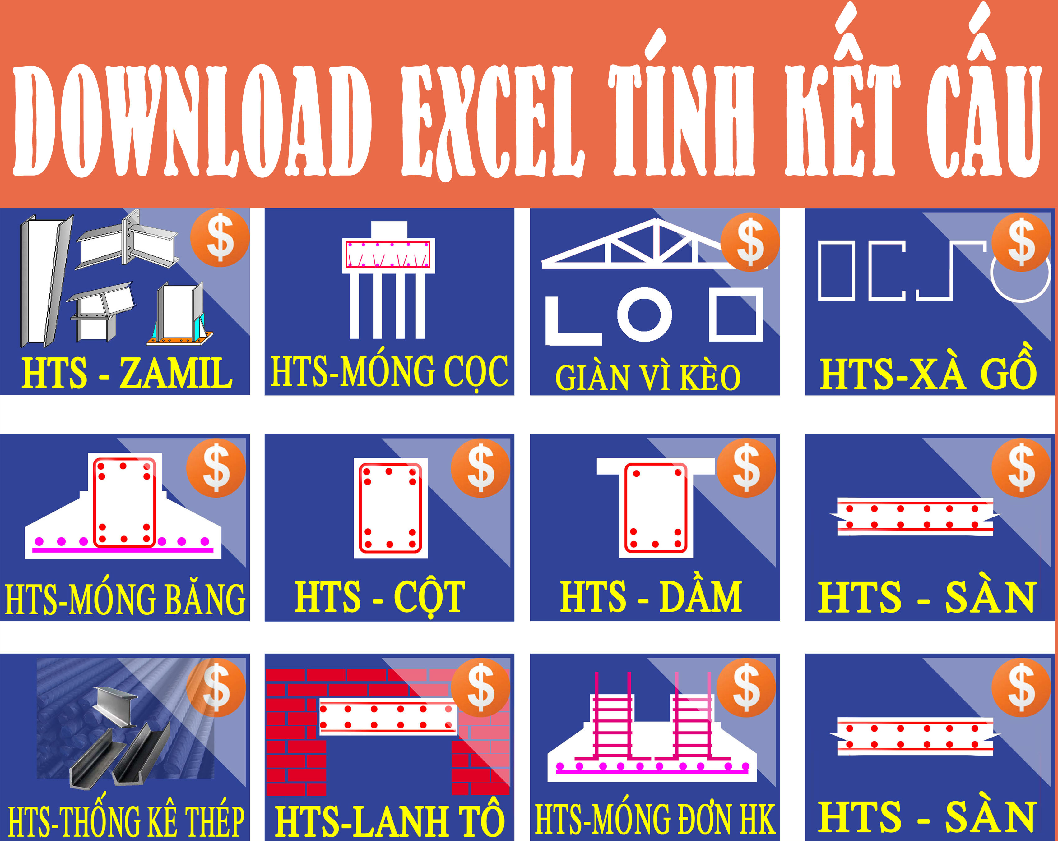 DOWNLOAD PHẦN MỀM KẾT CẤU